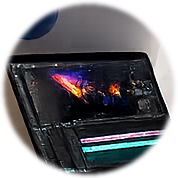Laptop screen showing a digital campaign edit